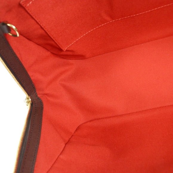 Louis Vuitton Belem MM Handbag Damier Ebene Canvas, Leather - Picture 3 of 16